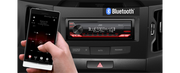 JVC KD-X182BT 1-DIN Bluetooth Digital Media Receiver with Dual Phone & Short Body Design